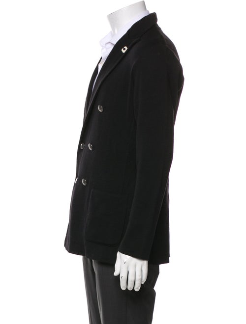 Lardini Wool V-Neck Cardigan