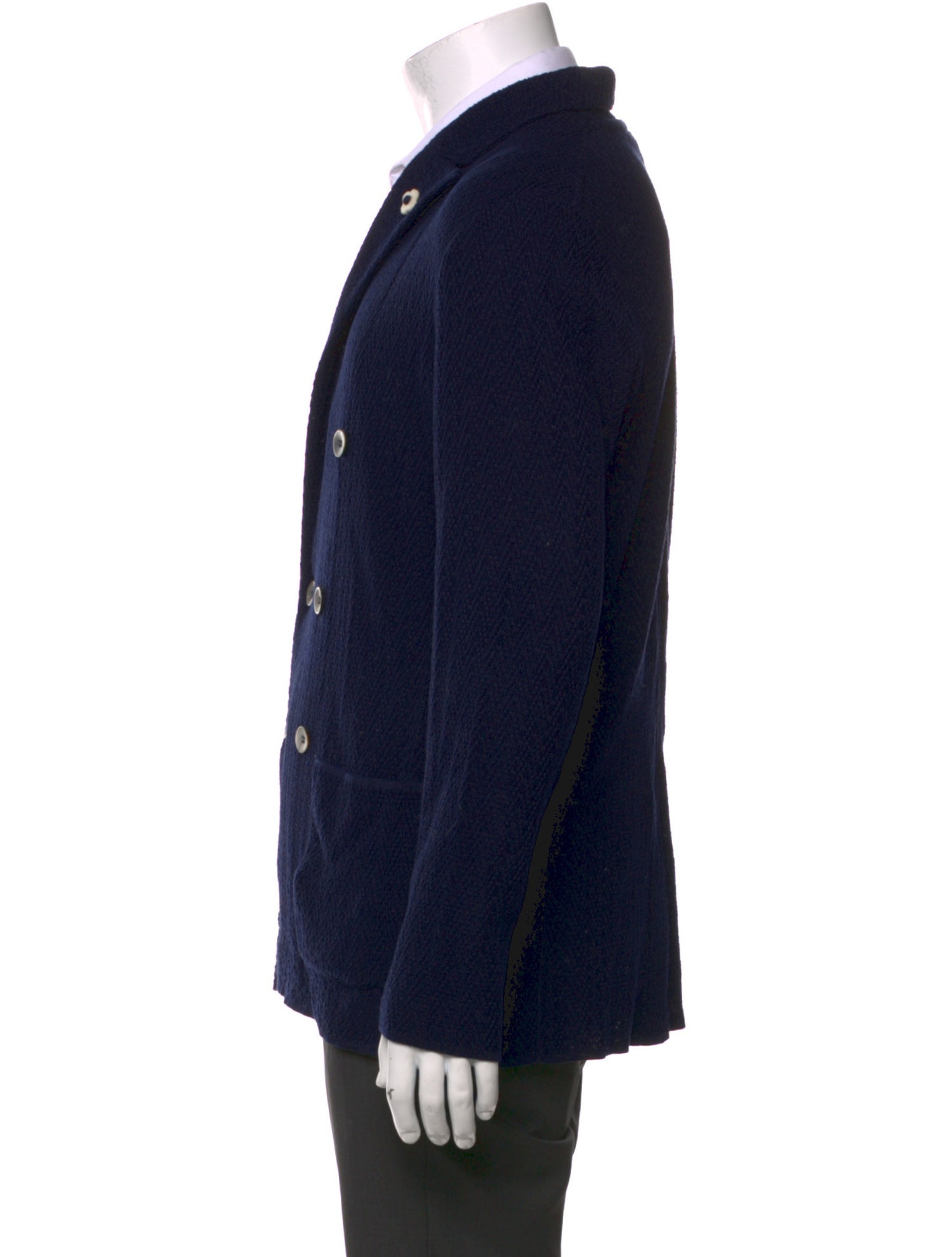 Lardini V-Neck Long Sleeve Cardigan