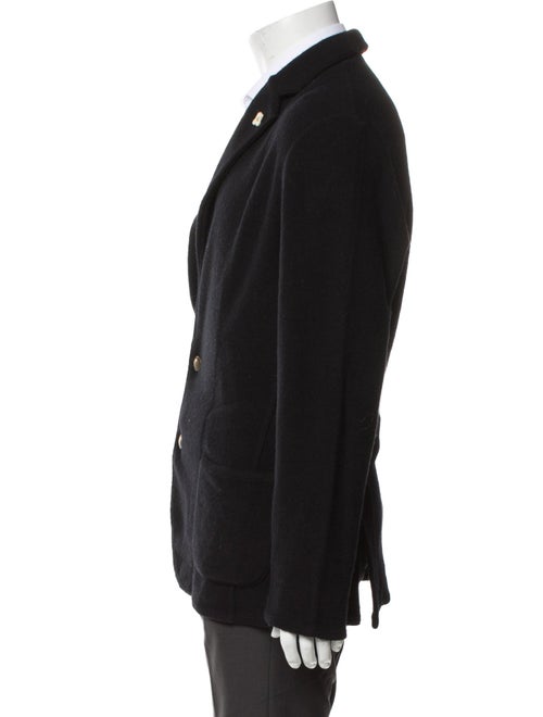 Lardini Wool V-Neck Cardigan