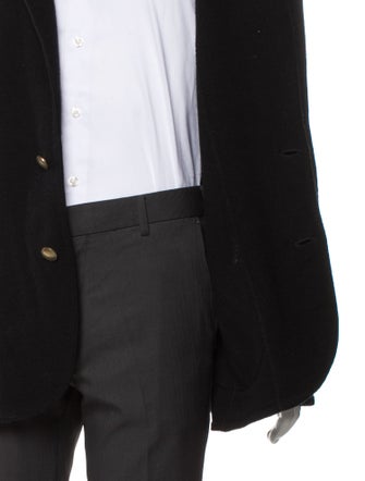 Lardini Wool V-Neck Cardigan