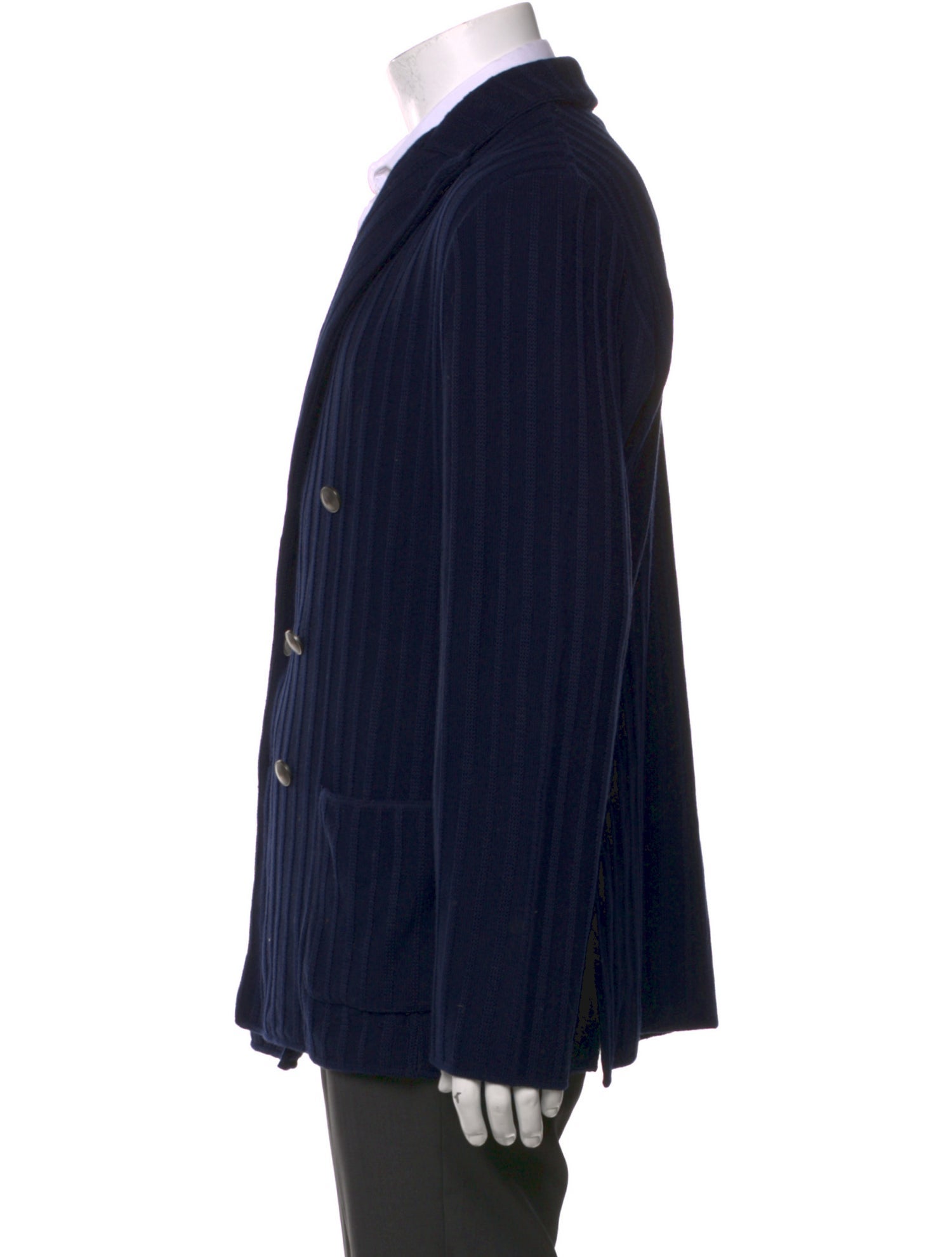 Lardini V-Neck Long Sleeve Cardigan