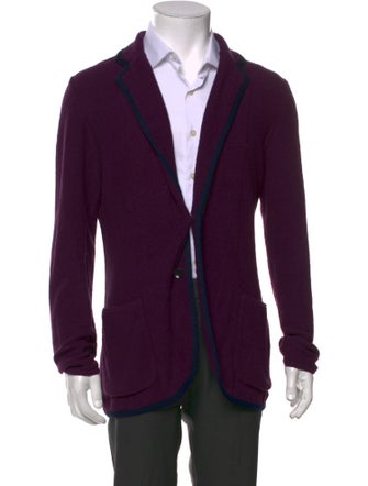 Lardini Open Front Long Sleeve Cardigan