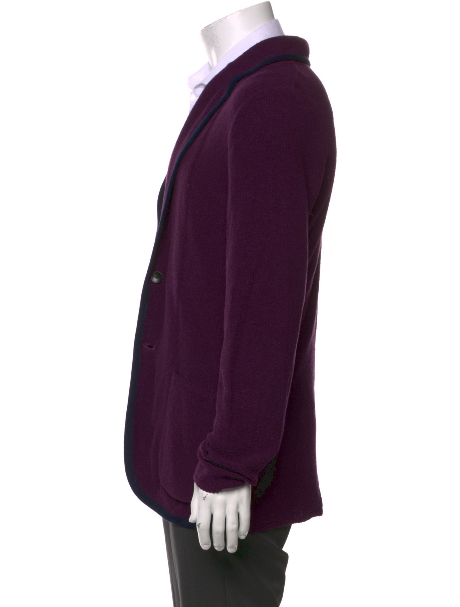 Lardini Open Front Long Sleeve Cardigan