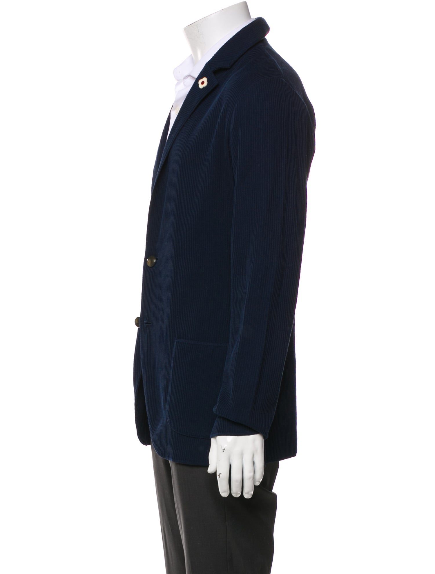 Lardini V-Neck Long Sleeve Cardigan