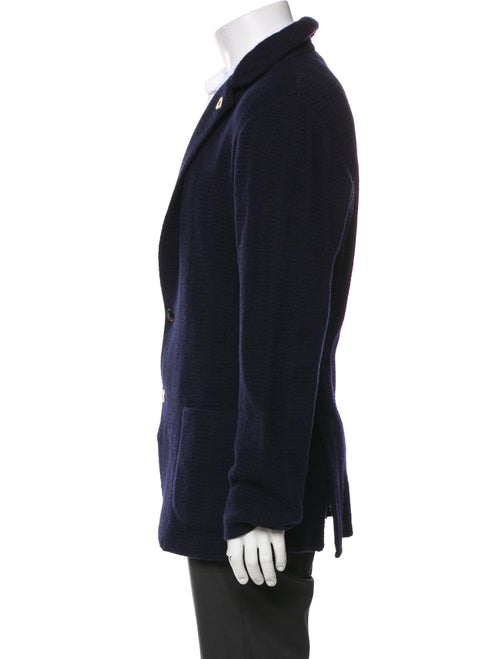 Lardini Wool V-Neck Cardigan