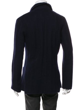 Lardini Wool V-Neck Cardigan