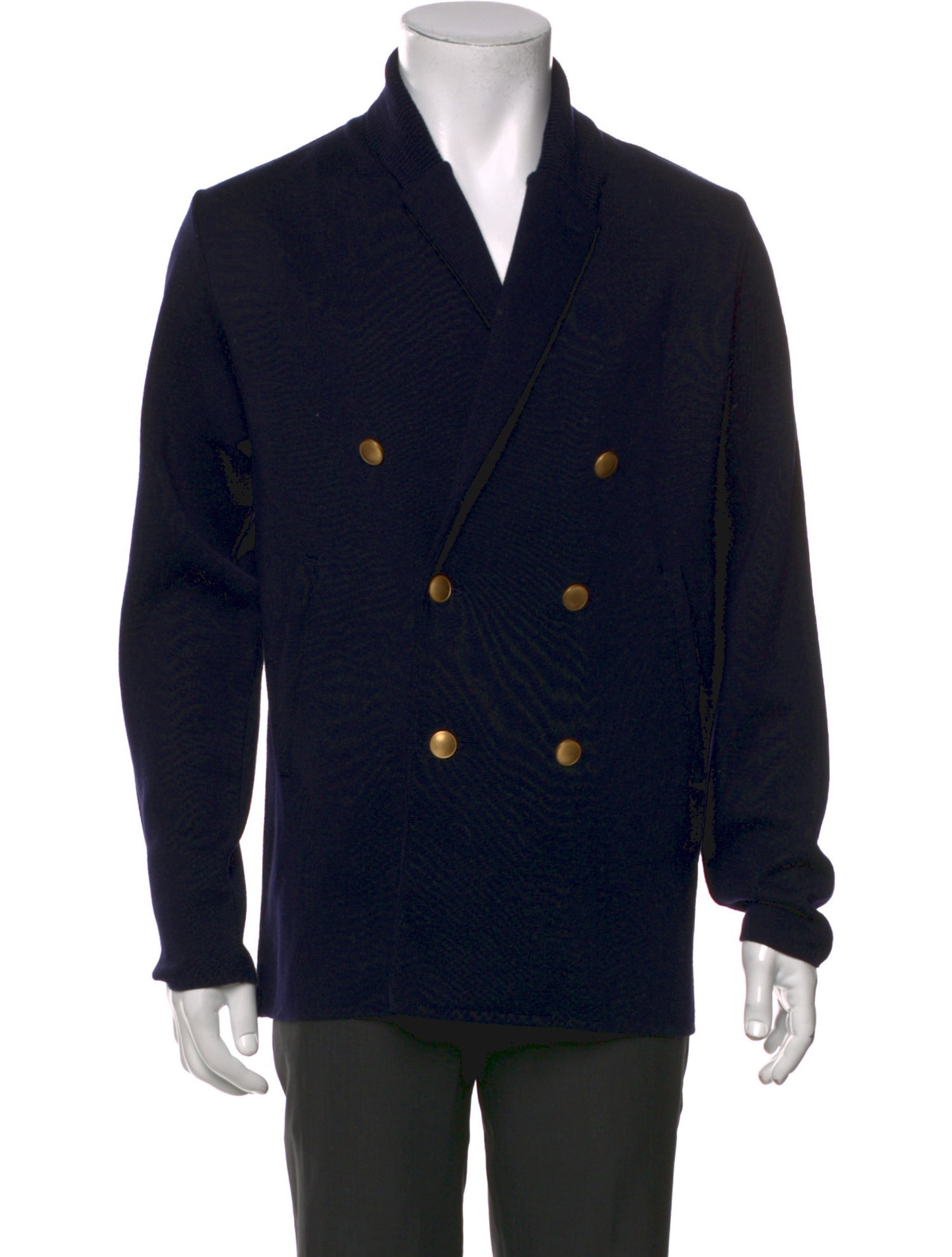 Lardini Wool V-Neck Cardigan