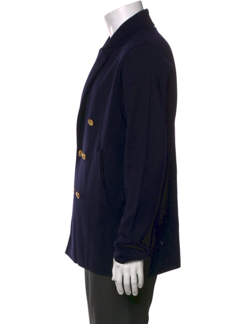 Lardini Wool V-Neck Cardigan