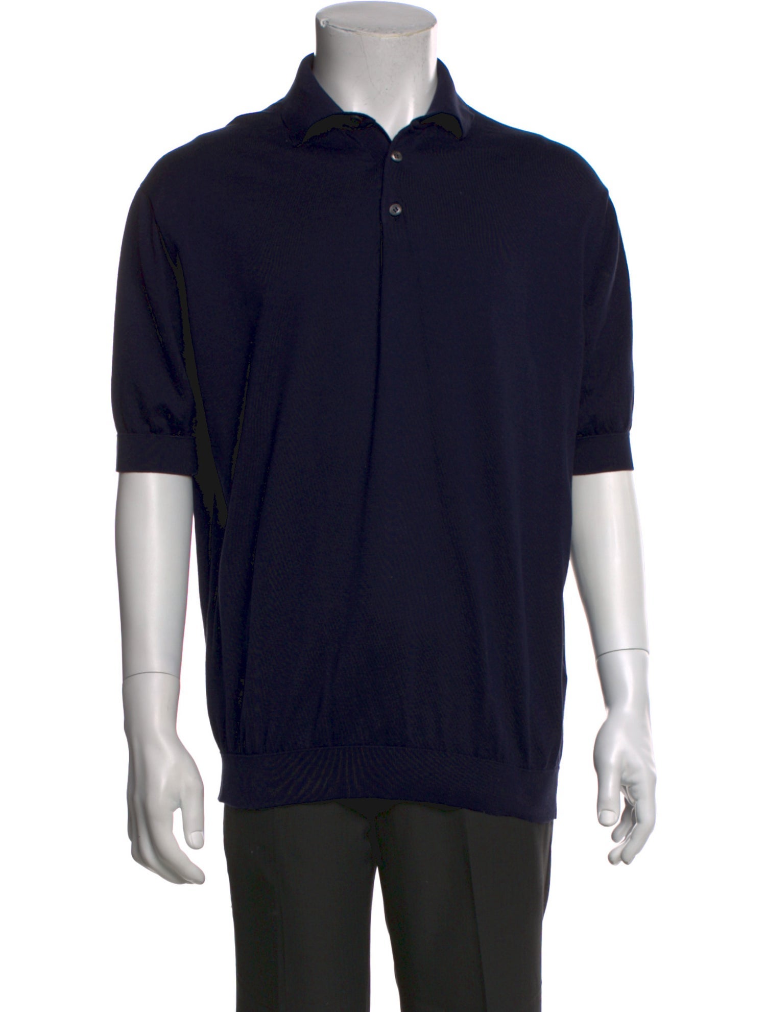 Lardini Crew Neck Short Sleeve Polo Shirt