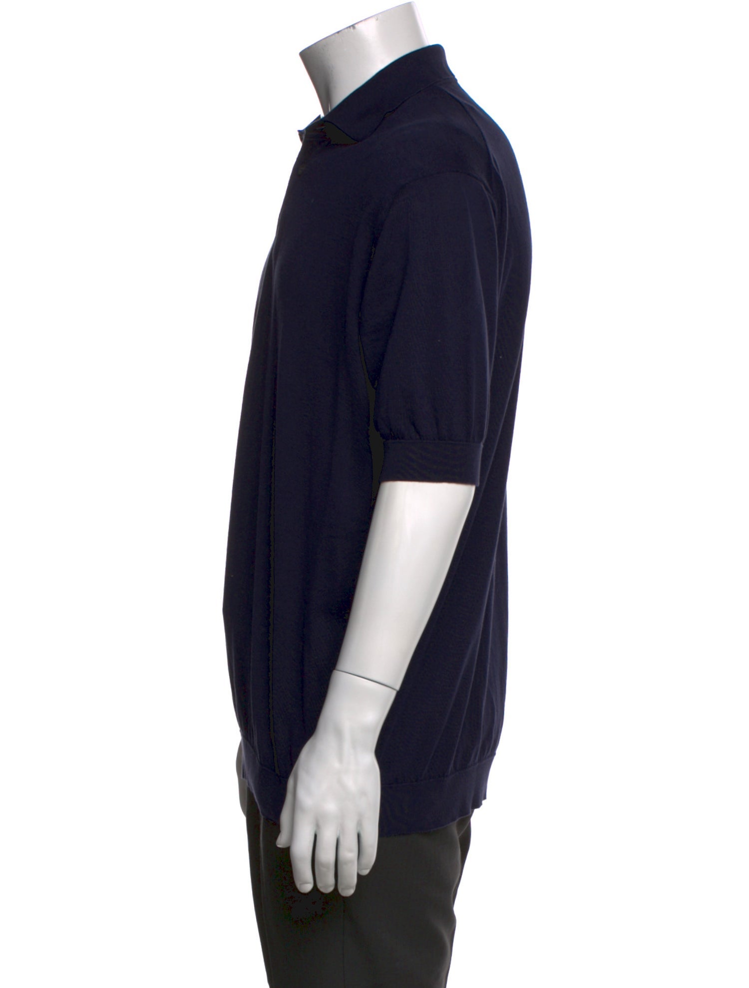 Lardini Crew Neck Short Sleeve Polo Shirt