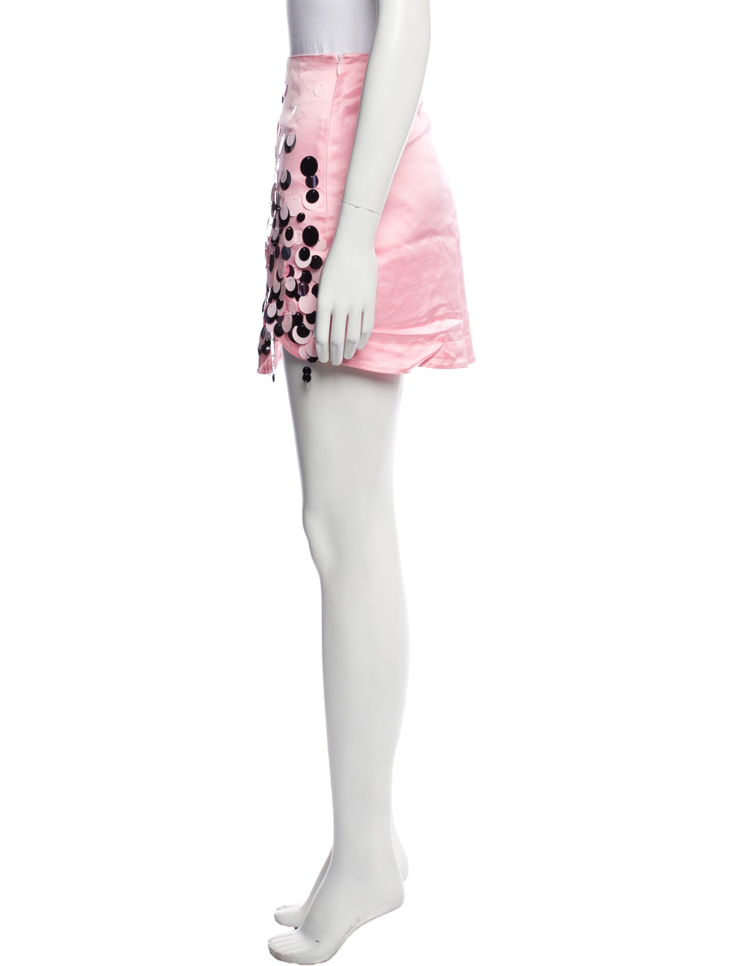 Art Dealer Polka Dot Print Mini Skirt