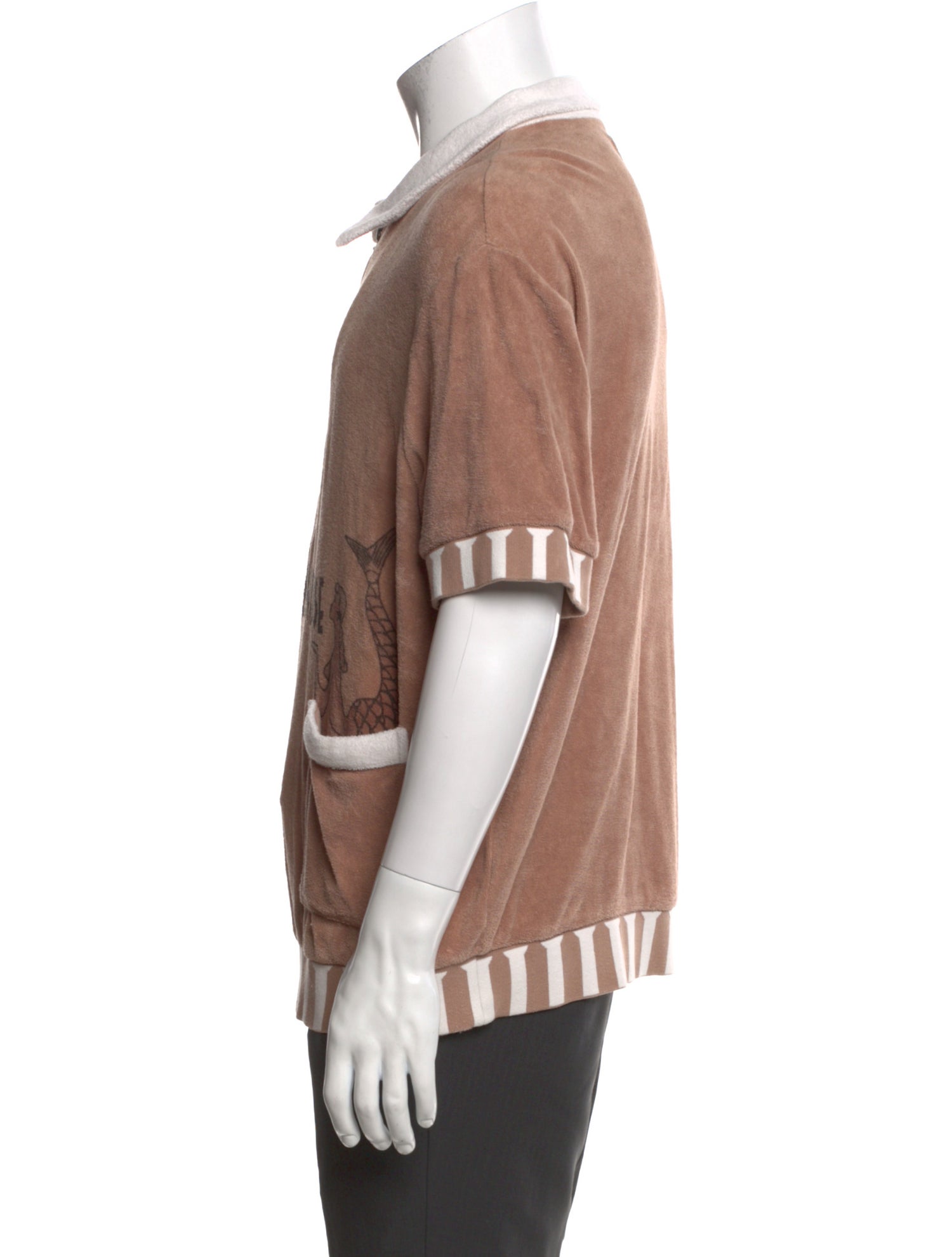 La Sirenuse x Tombolo Graphic Print Short Sleeve Shirt