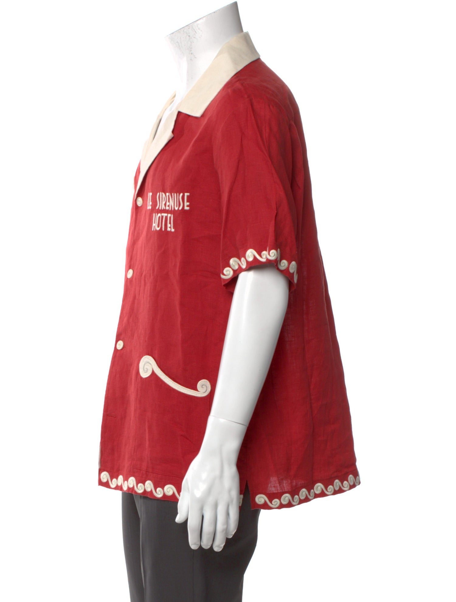 La Sirenuse x Tombolo Printed Short Sleeve Shirt