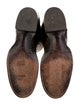 Larry Mahan Leather Colorblock Pattern Western Boots