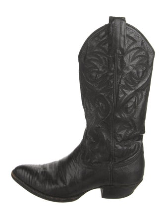 Larry Mahan Leather Western Boots