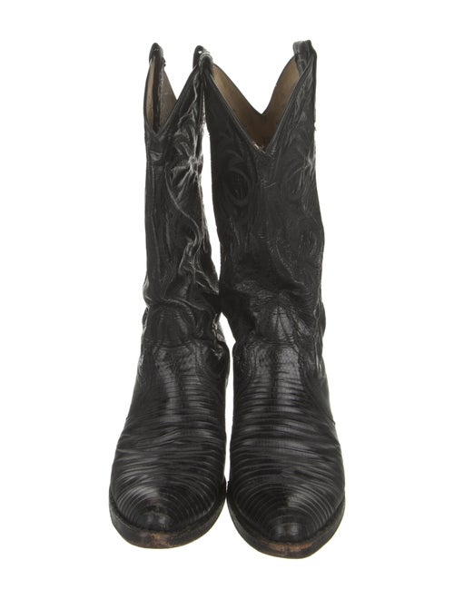 Larry Mahan Leather Western Boots