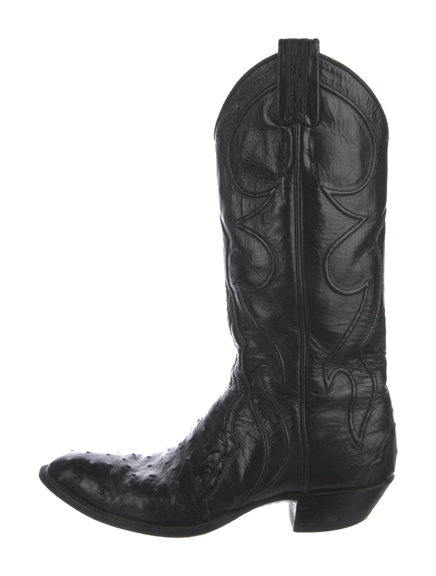 Larry Mahan Leather Western Boots