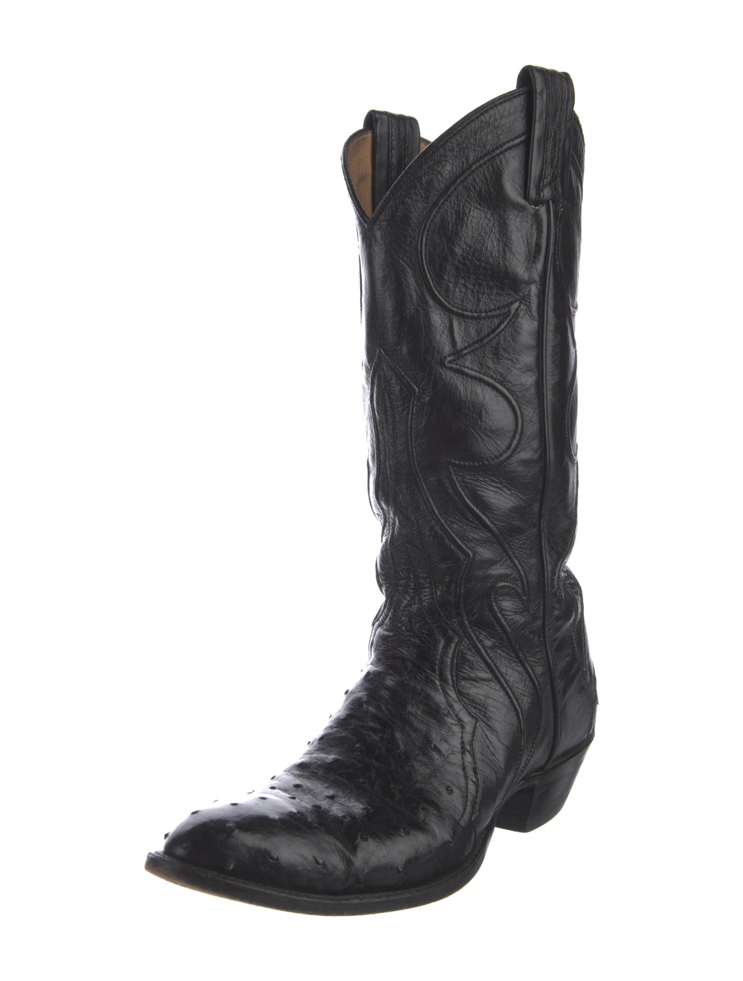 Larry Mahan Leather Western Boots