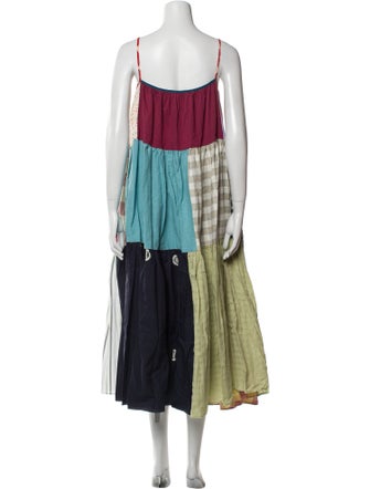 La Réunion Printed Midi Length Dress