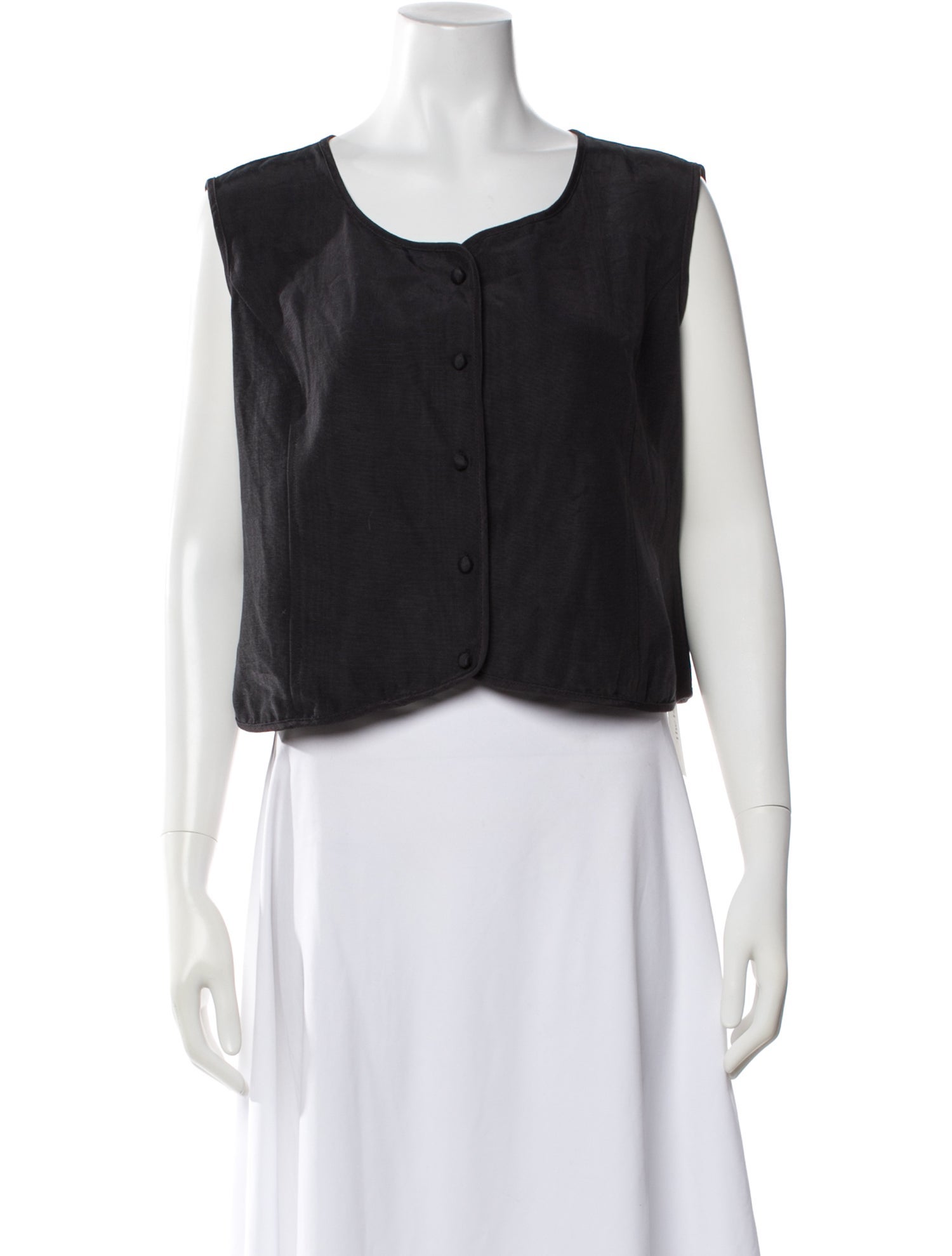 La Réunion Crew Neck Sleeveless Top