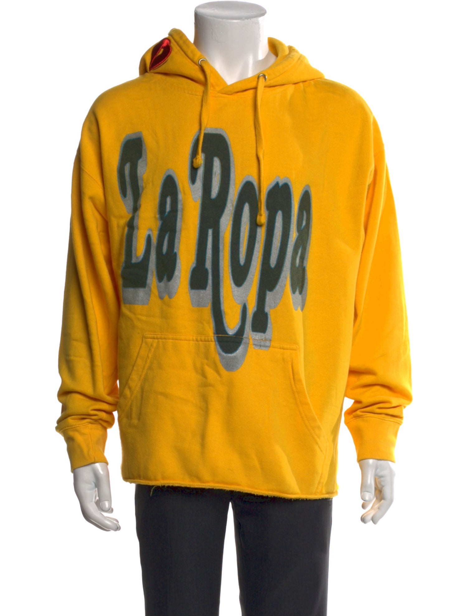La Ropa Graphic Print Crew Neck Hoodie