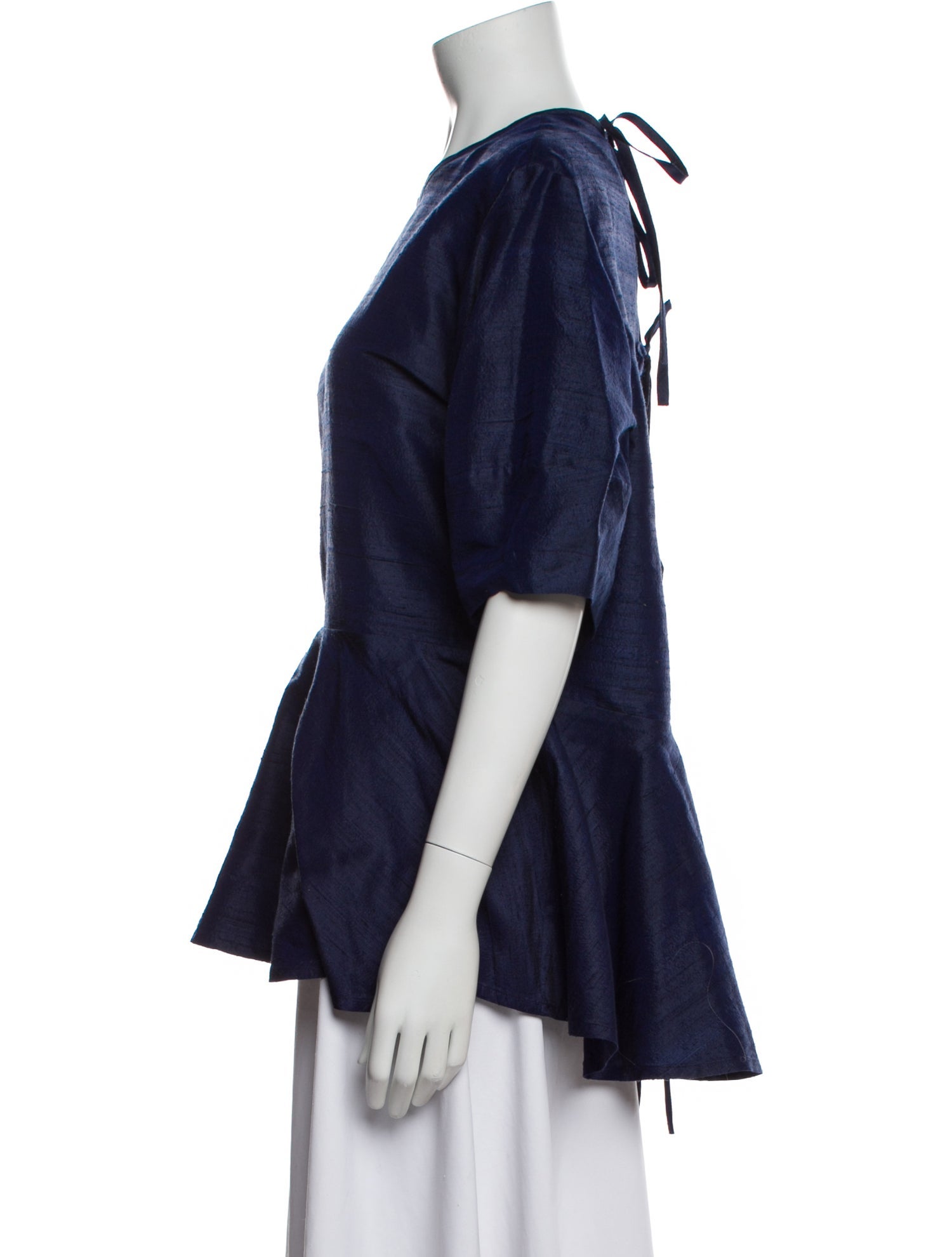 Lara Krude Silk Scoop Neck T-Shirt