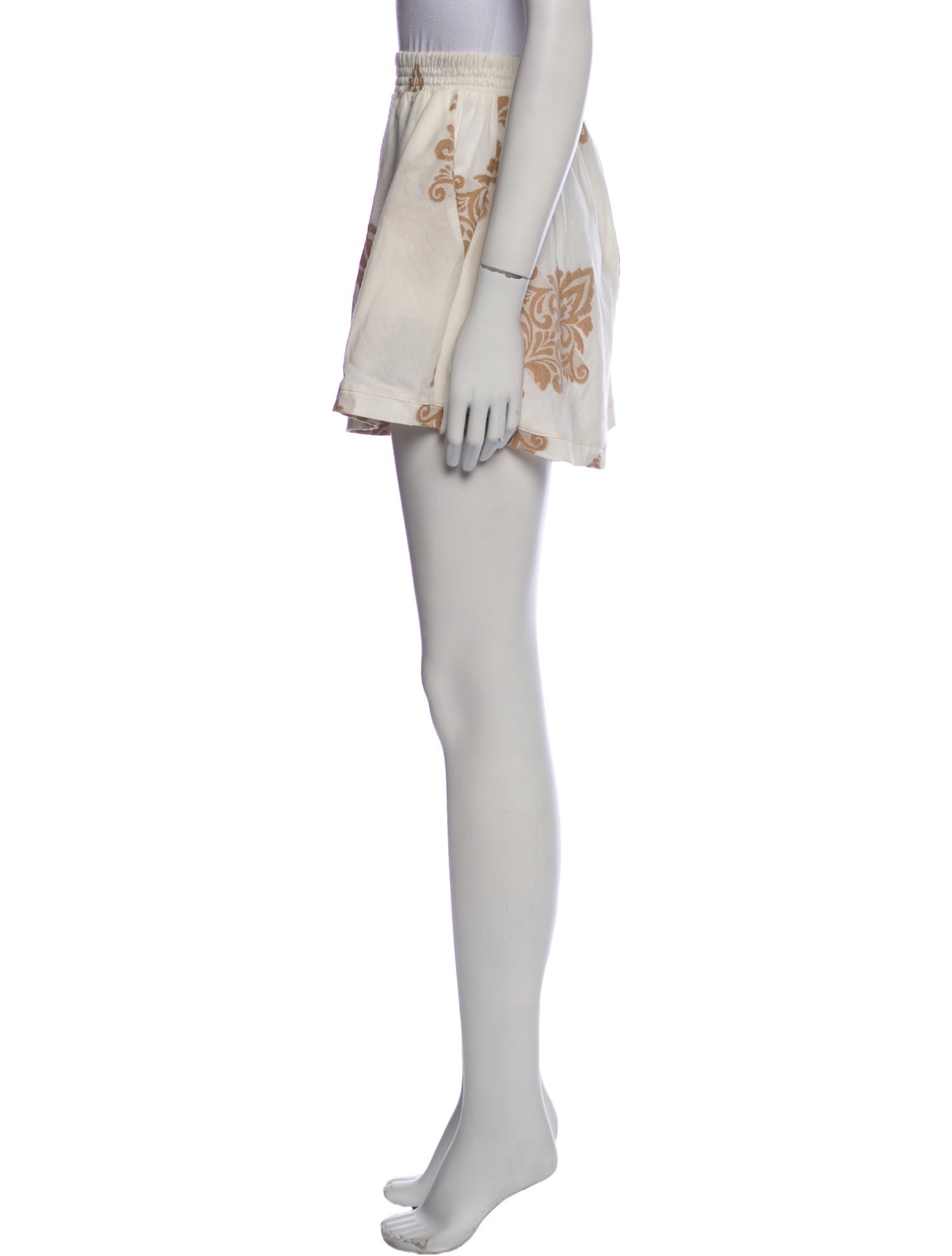 Lavi Couture Floral Print Mini Shorts