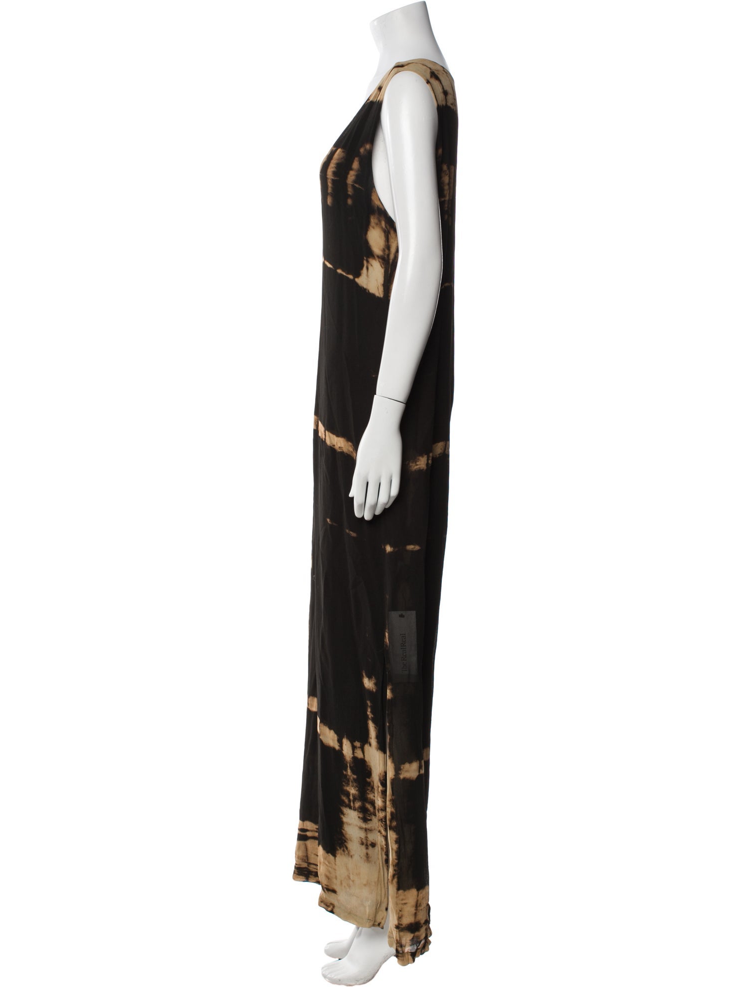 Lavi Couture Tie-Dye Print Long Dress