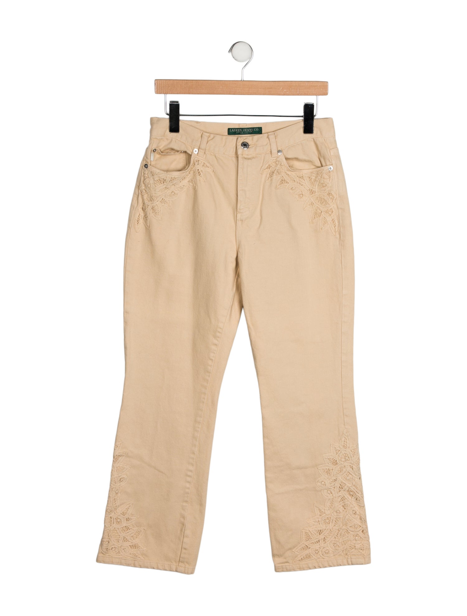 Lauren Jeans Co. High-Rise Wide Leg Jeans