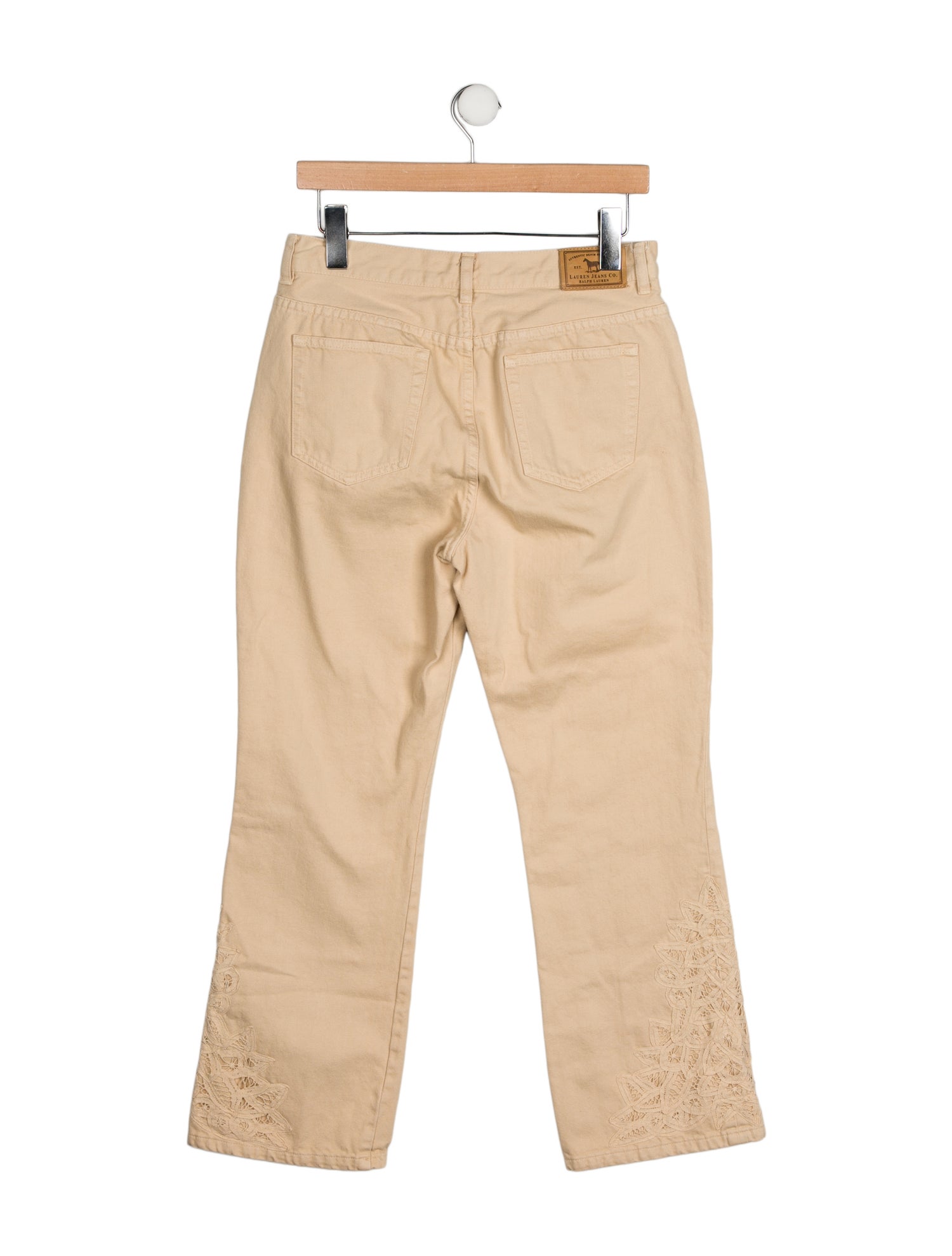 Lauren Jeans Co. High-Rise Wide Leg Jeans