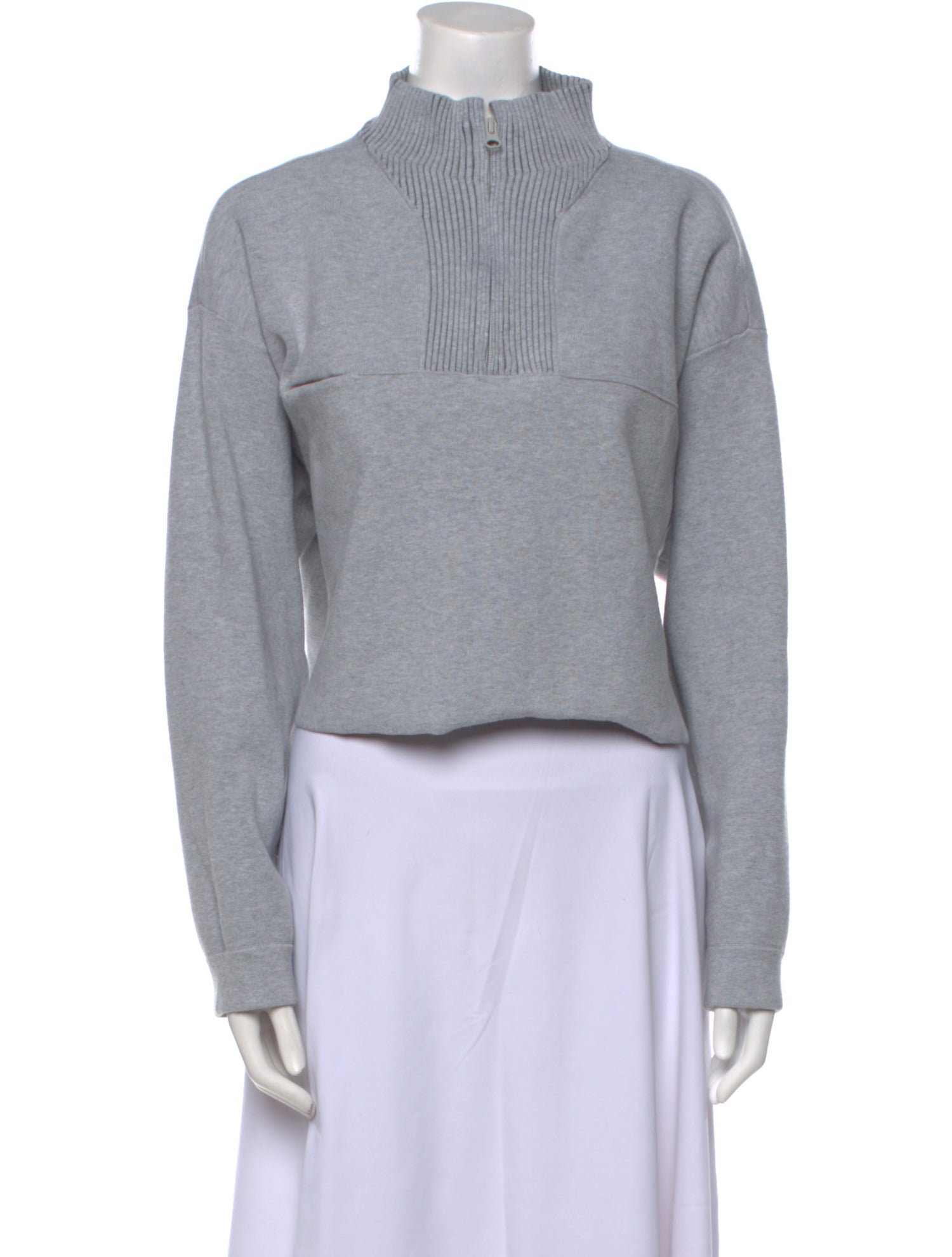 Lunya Mock Neck Long Sleeve Sweatshirt