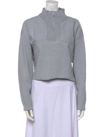 Lunya Mock Neck Long Sleeve Sweatshirt