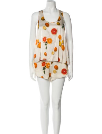 Lunya Silk Printed Short Set