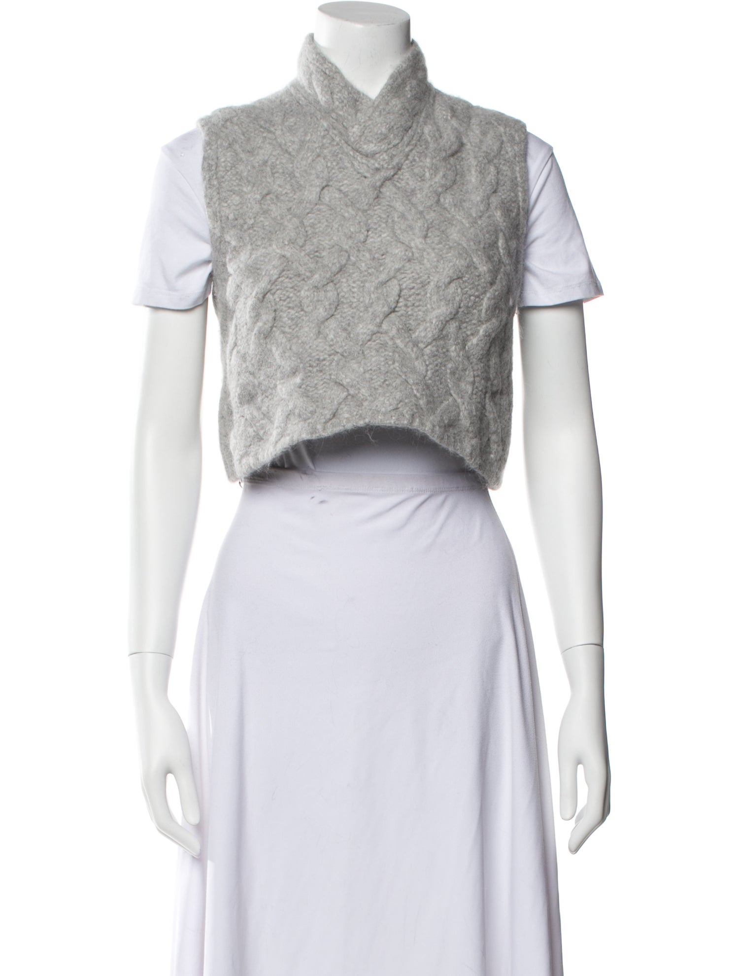 Lunya Silk Cowl Neck Crop Top