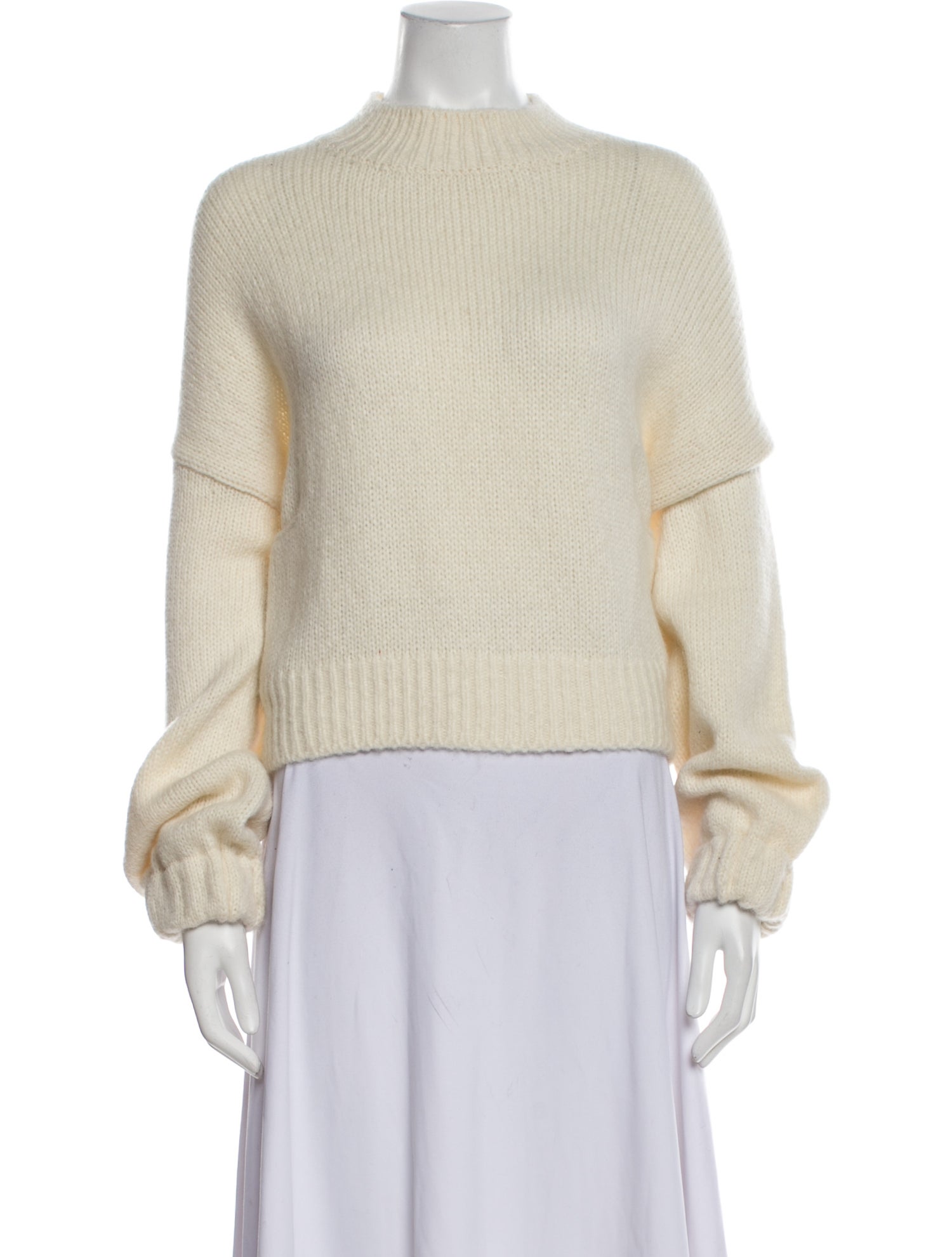 Lunya Alpaca Mock Neck Sweater