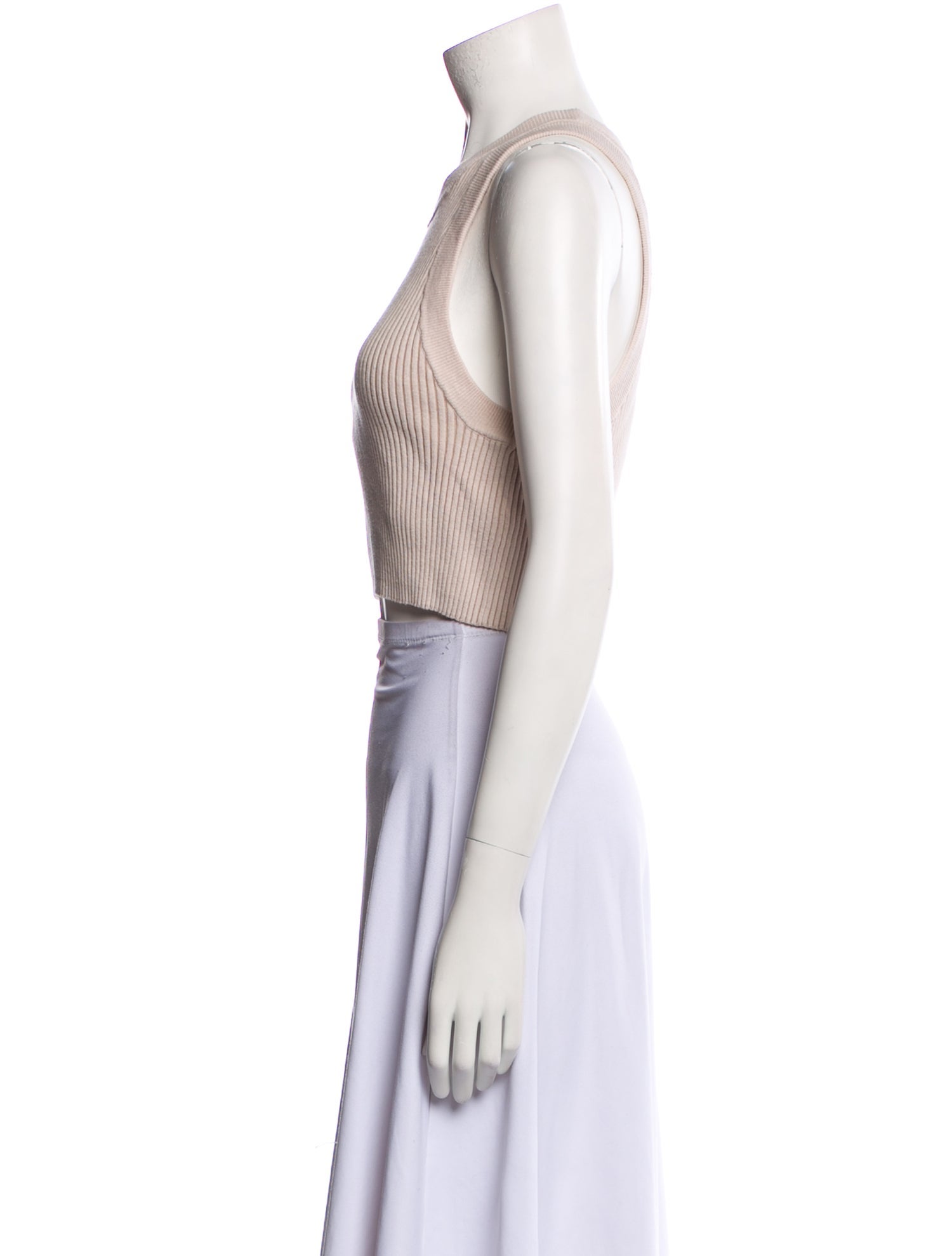 Lunya Crew Neck Sleeveless Crop Top