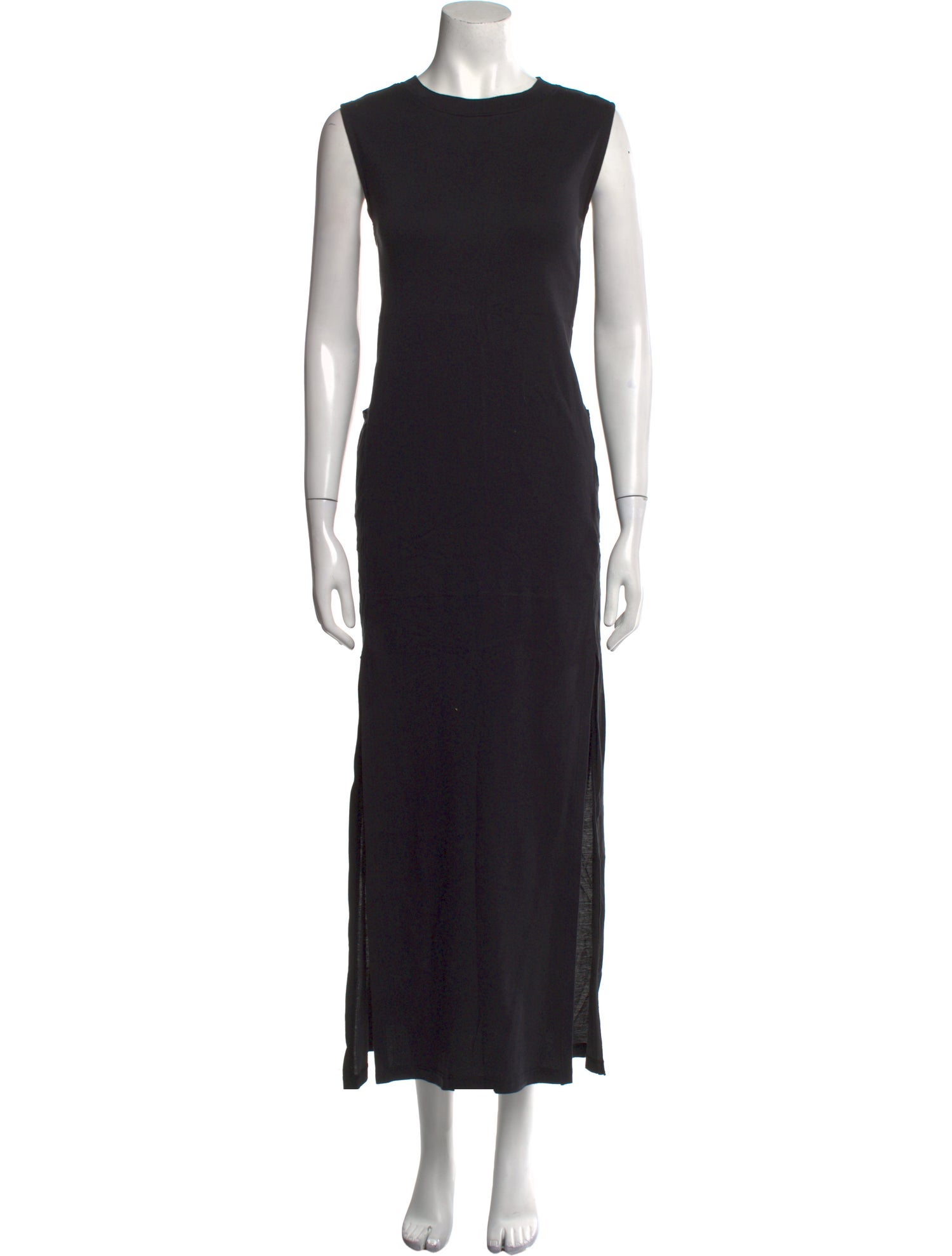 Lunya Crew Neck Midi Length Dress