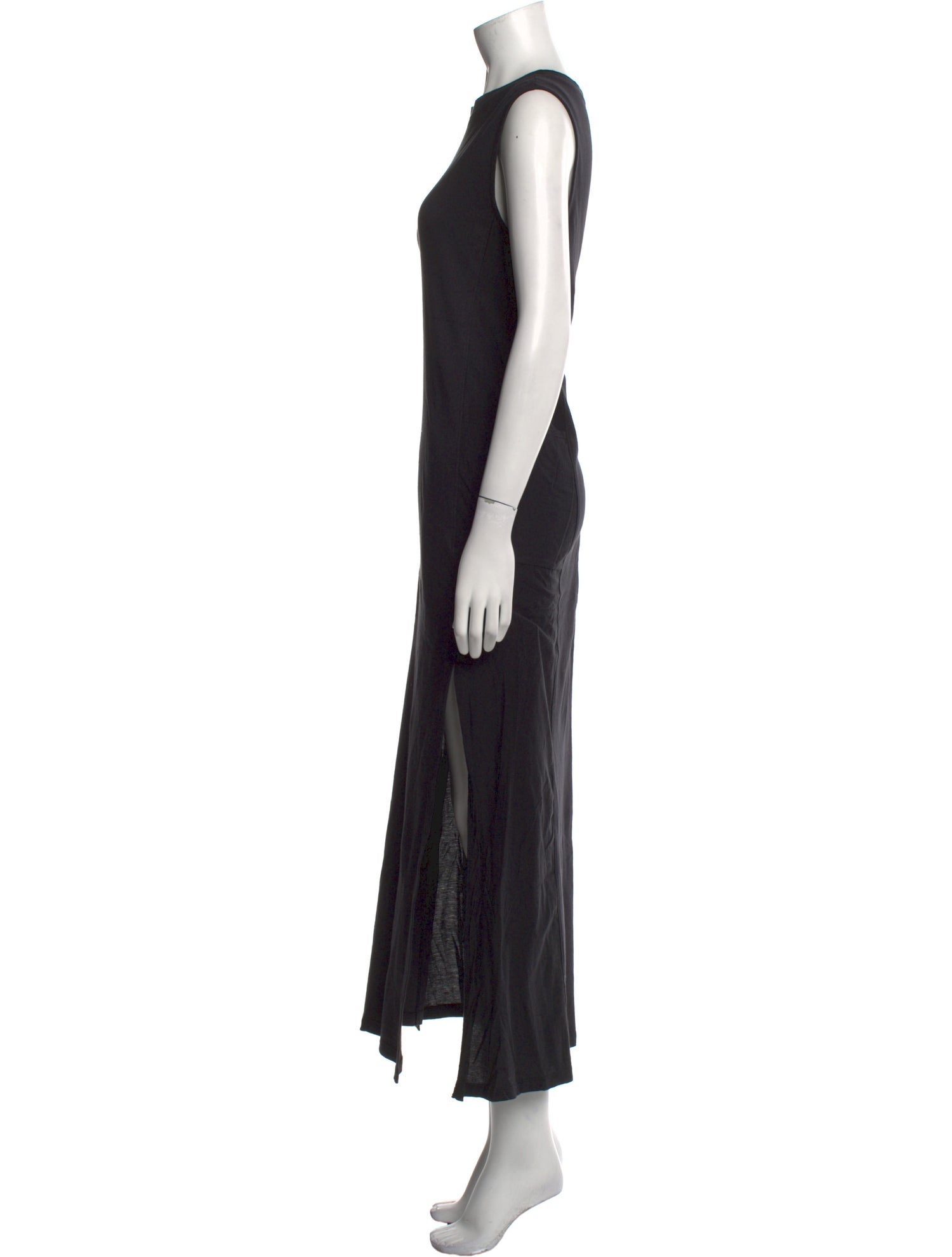 Lunya Crew Neck Midi Length Dress