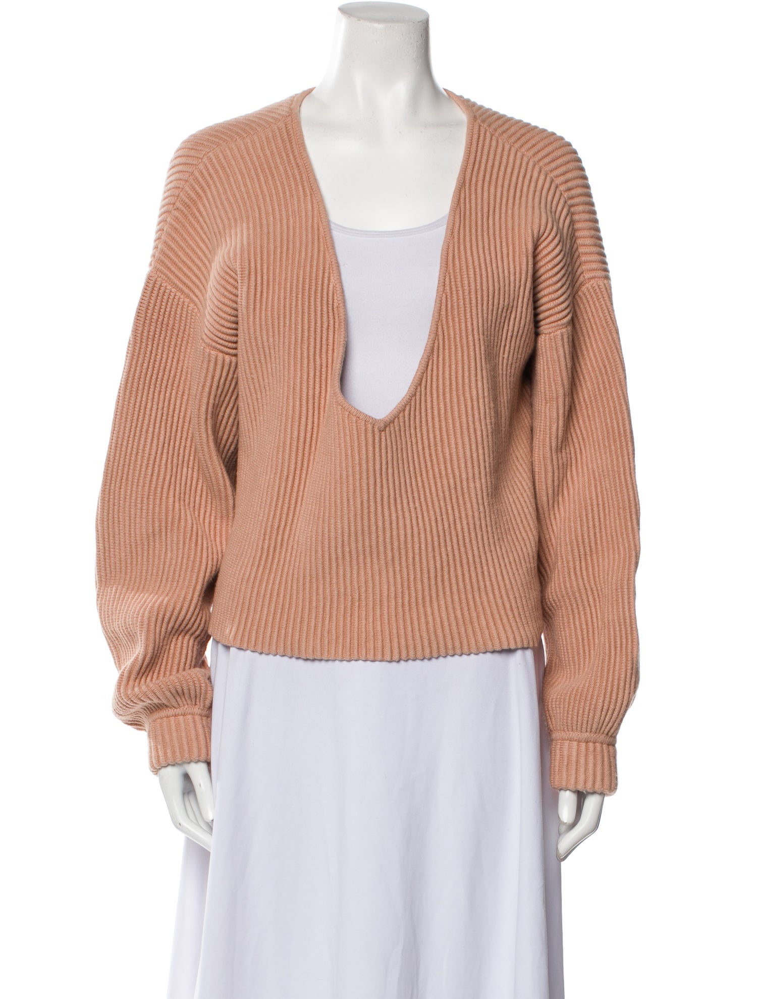 Lunya Plunge Neckline Sweater