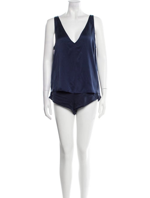 Lunya Silk Ruffle Embellishment Short Set