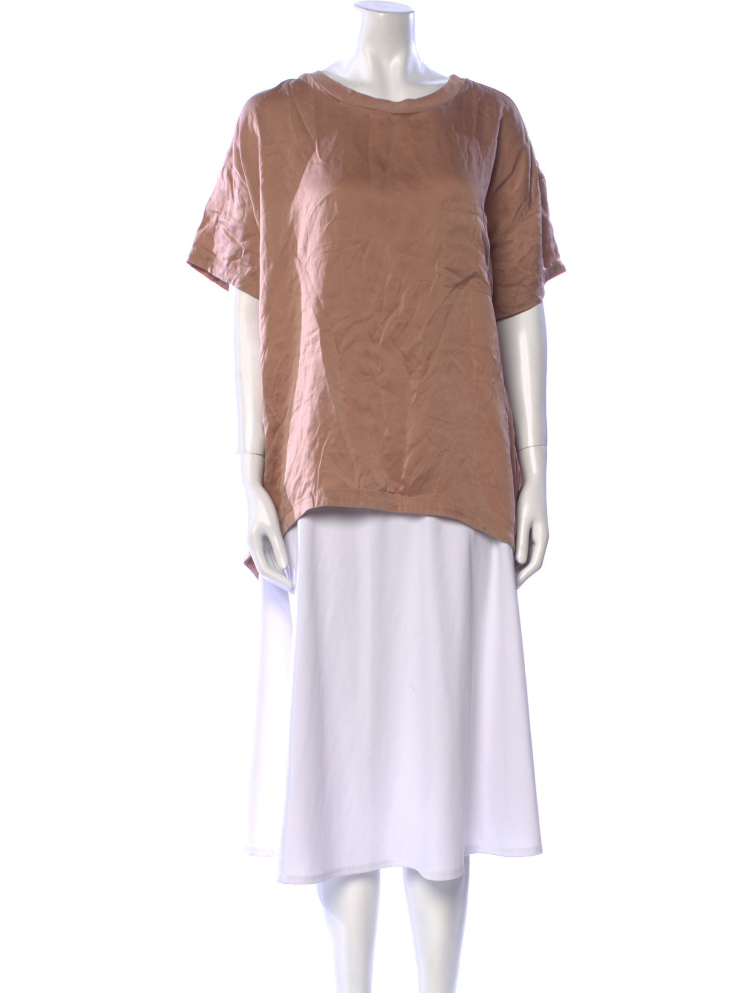 Lunya Silk Bateau Neckline T-Shirt