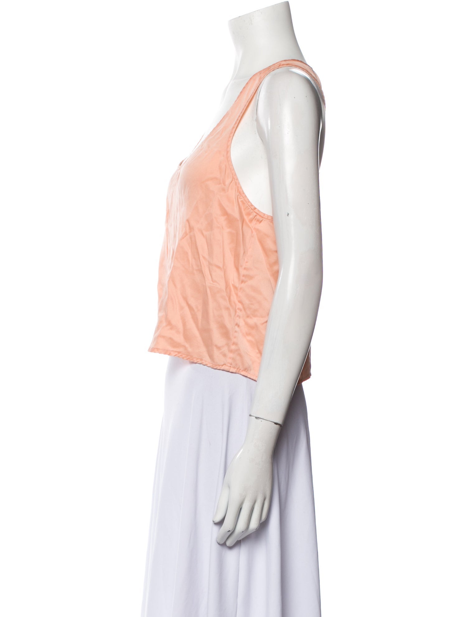 Lunya Silk Scoop Neck Crop Top