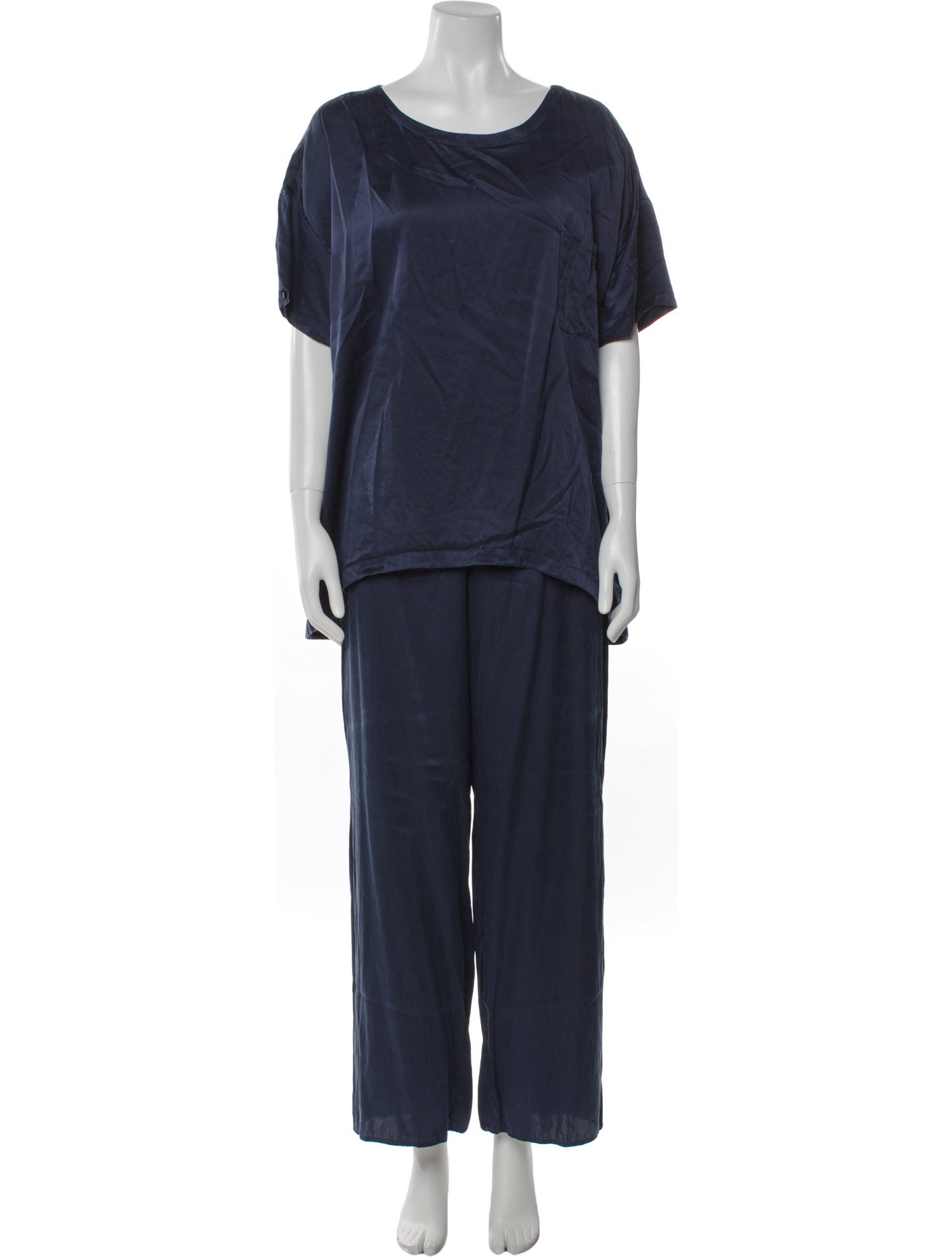 Lunya Silk Ruffle Embellishment Pant Set