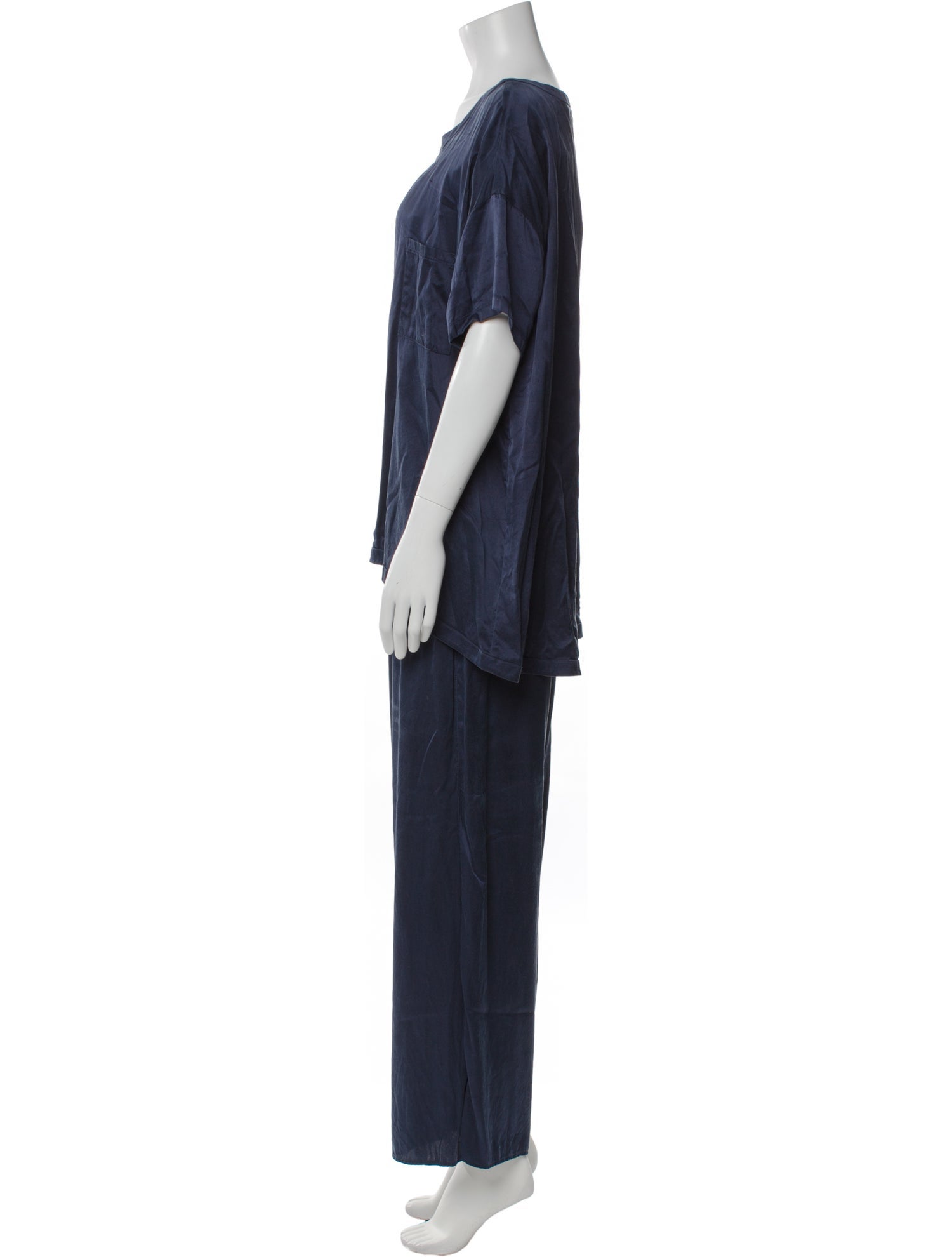 Lunya Silk Ruffle Embellishment Pant Set