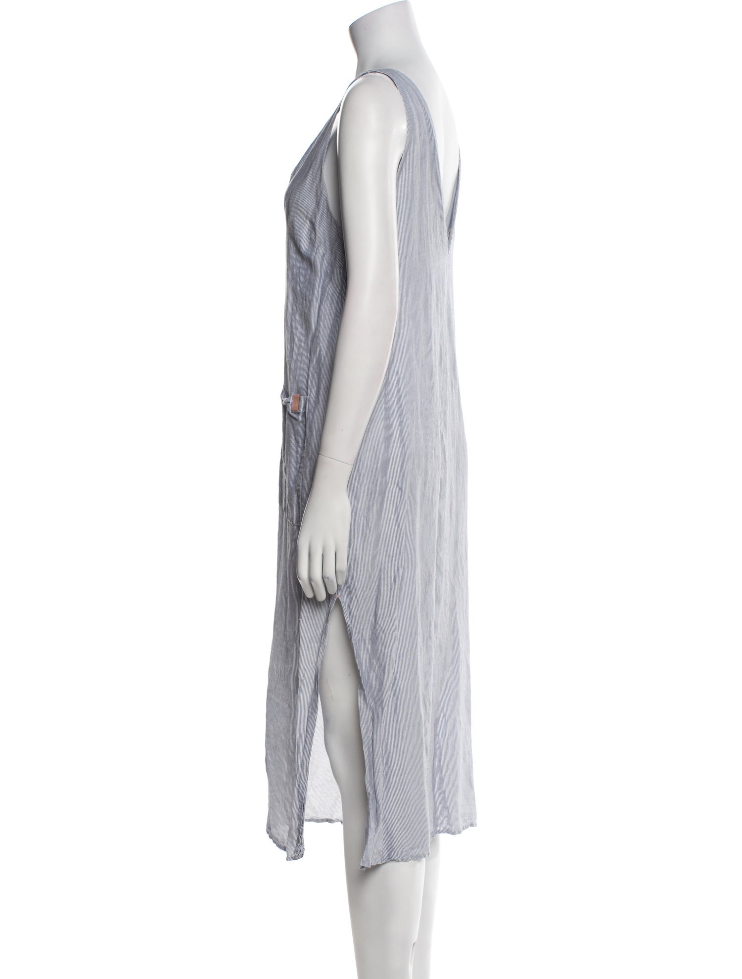 Lunya Striped Midi Length Dress