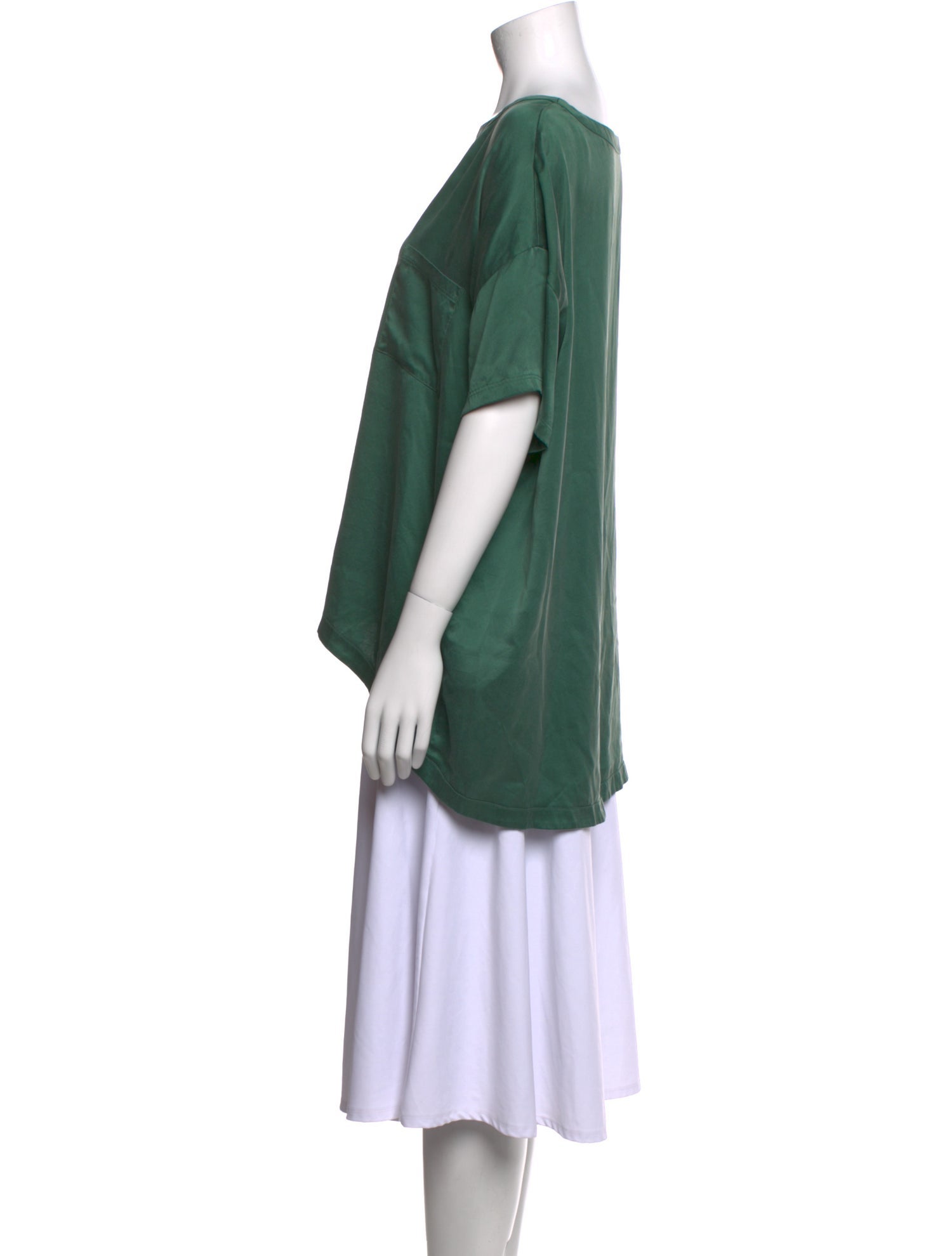 Lunya Silk Bateau Neckline Blouse