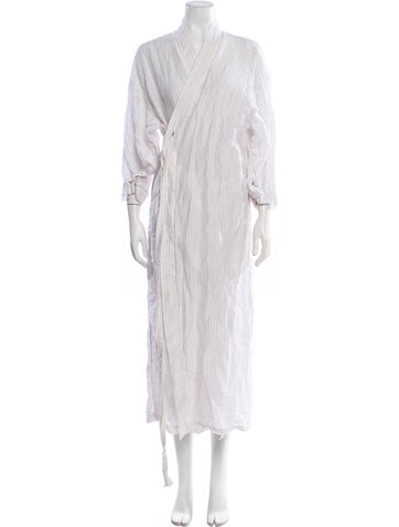Lunya Loungewear Striped Robe M