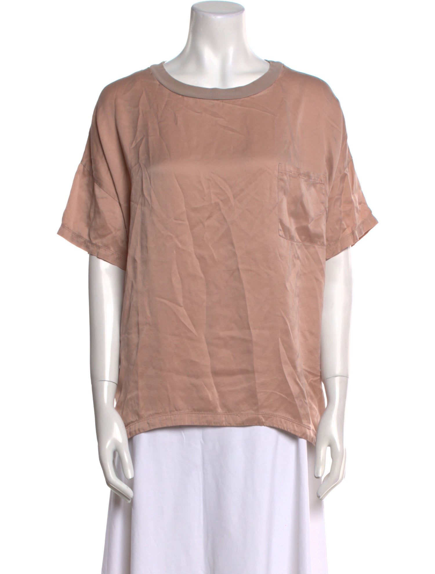 Lunya Silk Crew Neck T-Shirt
