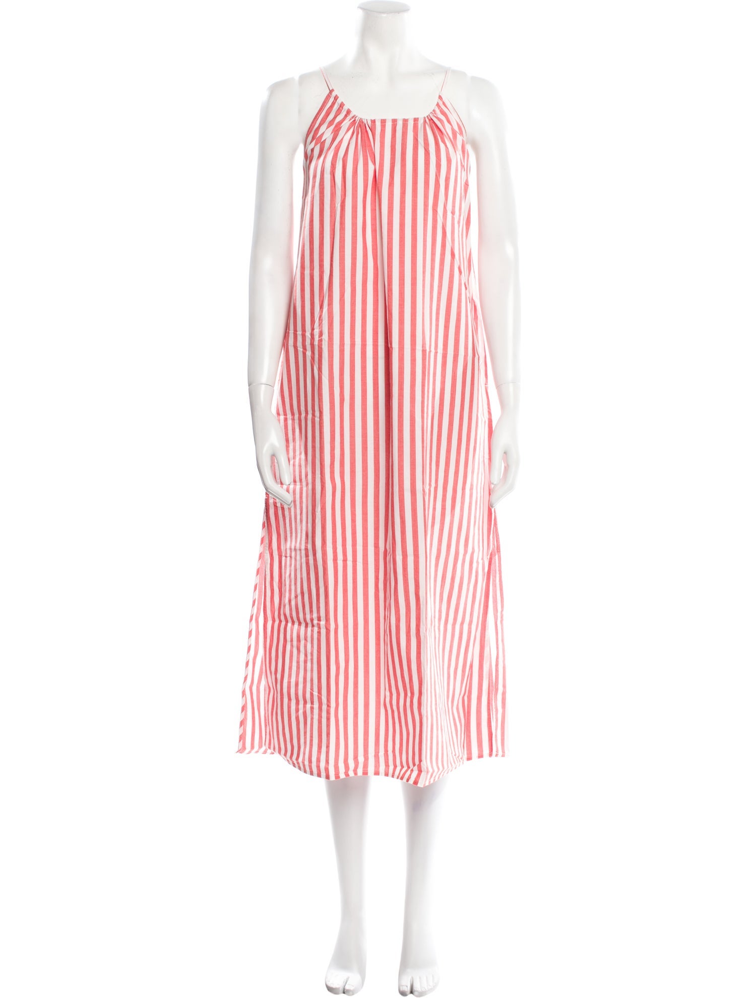 Lunya Striped Midi Length Dress