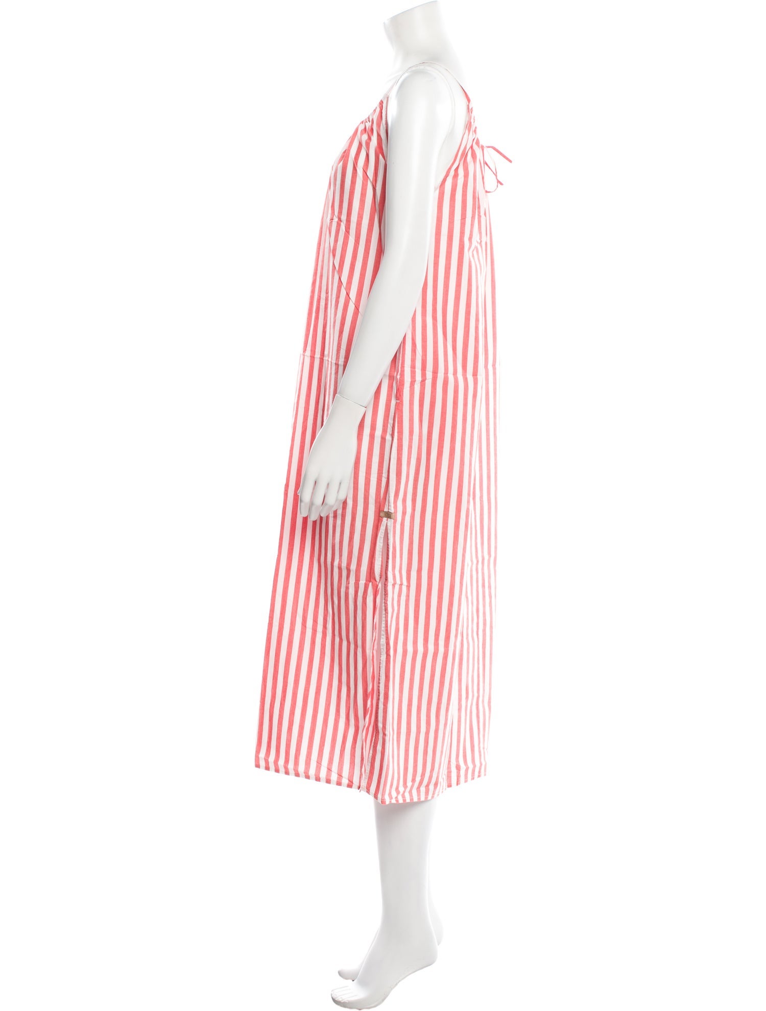Lunya Striped Midi Length Dress